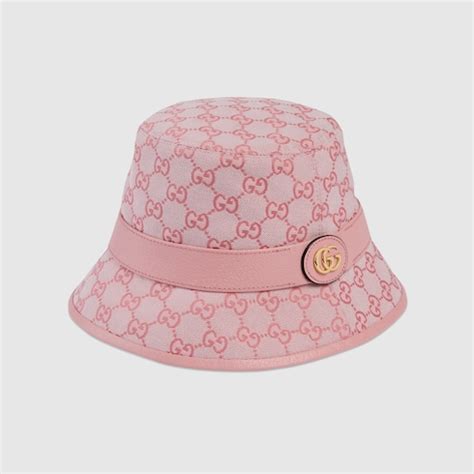 gucci pink bucket hat|gucci bucket hat reversible.